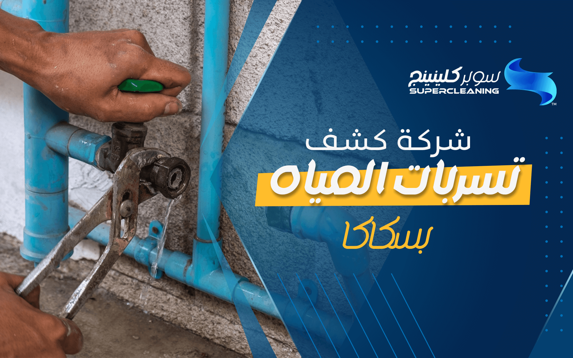 شركة كشف تسربات المياه بسكاكا